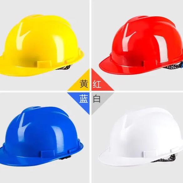 輕便工地安全帽建筑工程工廠勞保五金批發(fā)安全帽子防砸防曬定制# - 抖