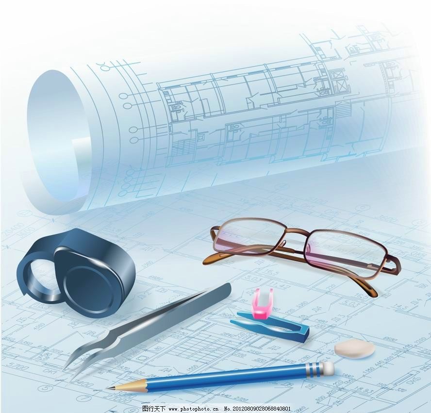 建筑工程圖紙、辦公用品與園林景觀工程設(shè)計(jì)的融合之道